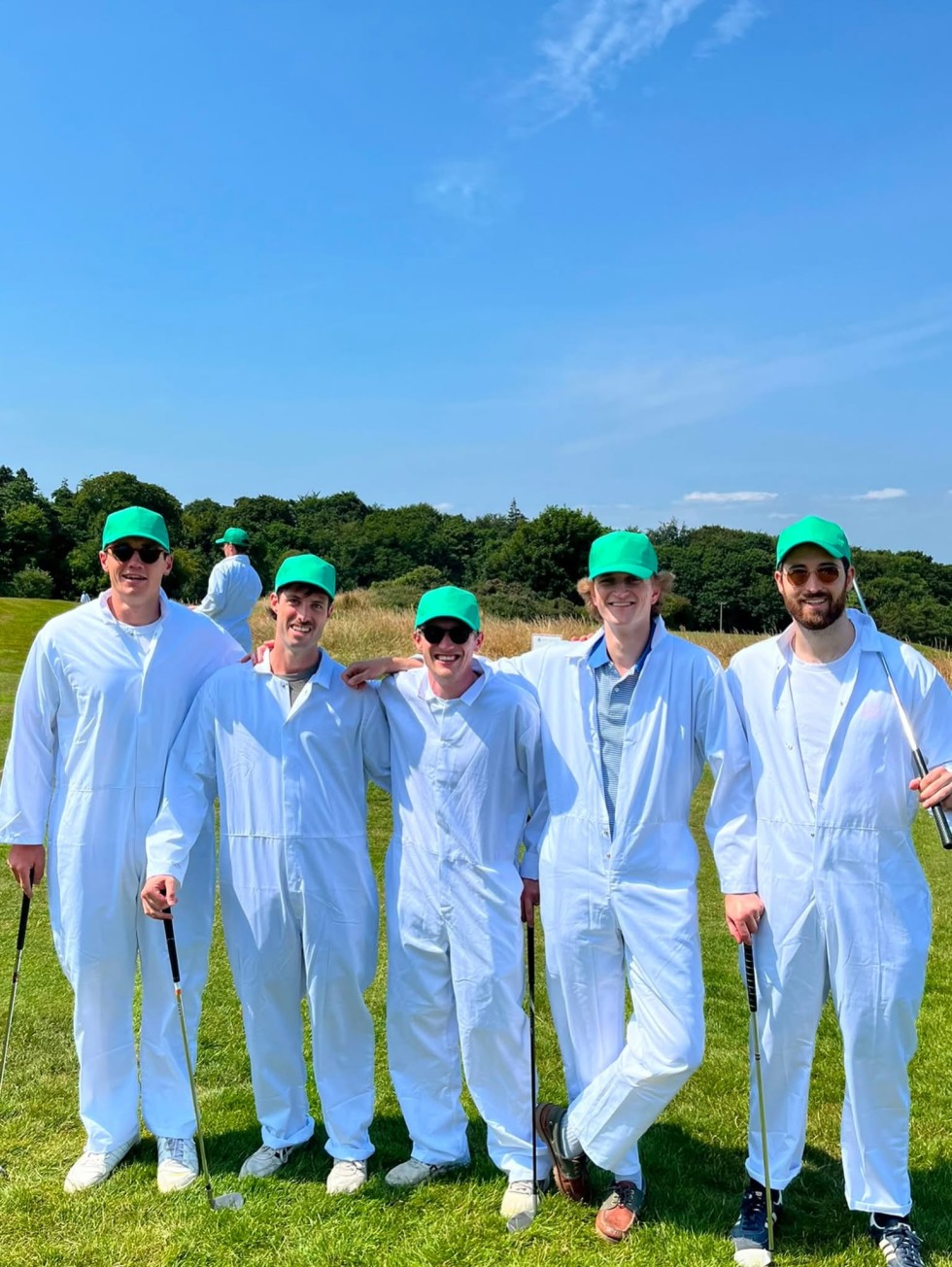 visiting golfers